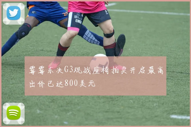 霉霉东决G3观战座椅拍卖开启最高出价已达800美元
