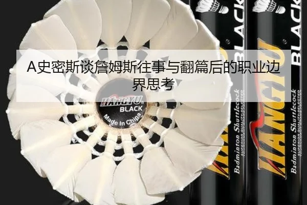 A史密斯谈詹姆斯往事与翻篇后的职业边界思考
